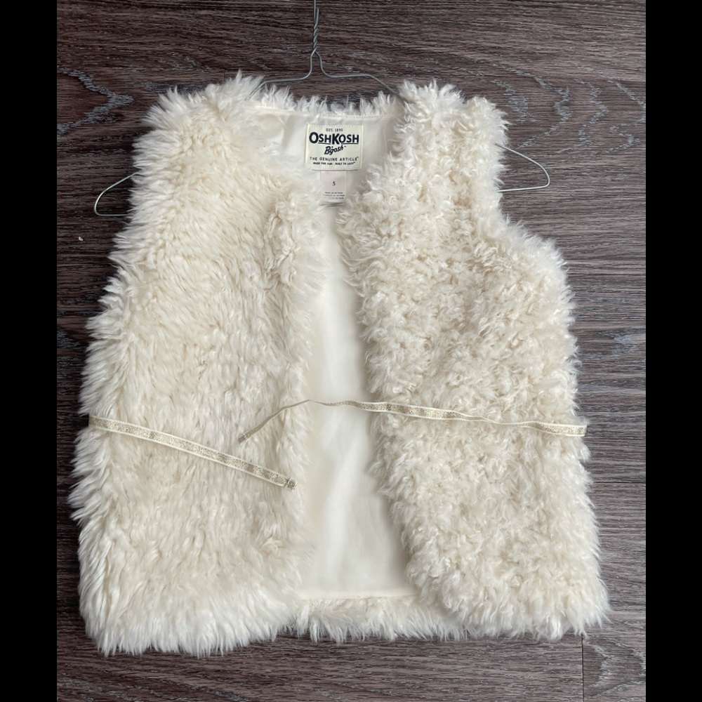 Fur Oshkosh vest.